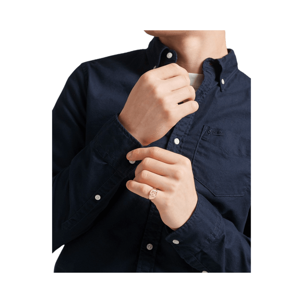 Superdry Organic Cotton Long Sleeve Oxford Shirt