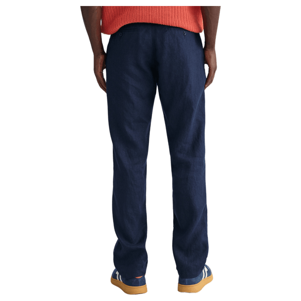 GANT Relaxed Linen Drawstring Trousers for Men