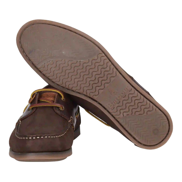 Barbour Capstan Boat Shoes for Men in Brown