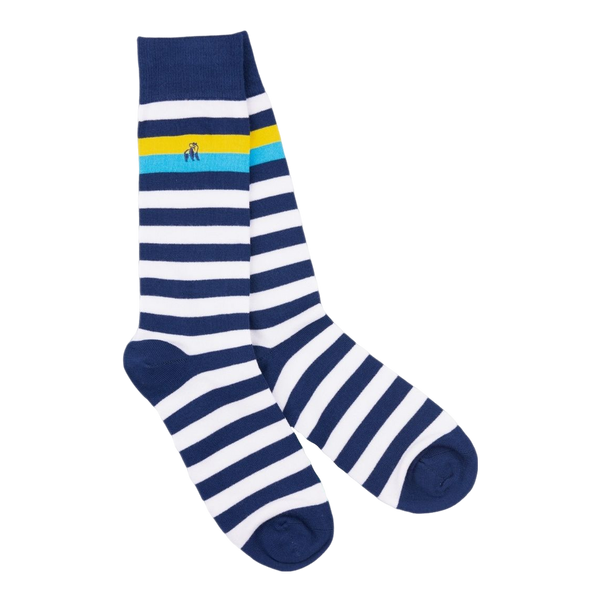 Swole Panda Stripe Bamboo Socks