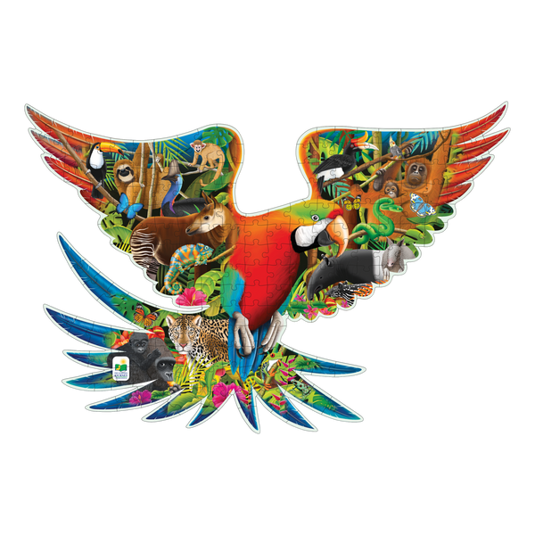 University Games Wildlife World Puzzle - Rainforest