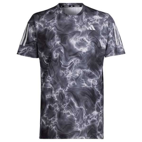 Adidas Own The Run All Over Print Tee for Men