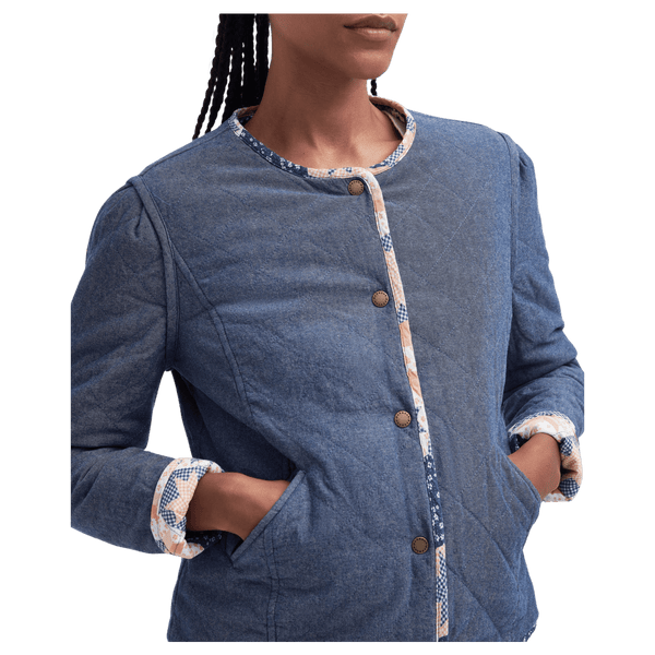 Barbour Margate Reversible Collarless Jacket