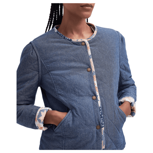 Barbour Margate Reversible Collarless Jacket for Women