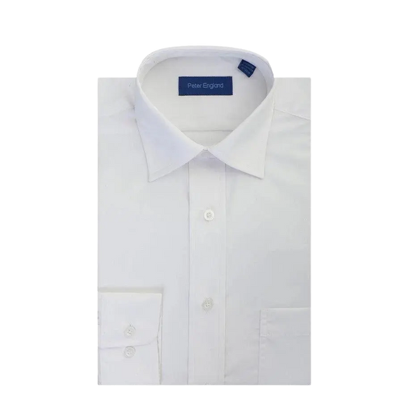 Peter England Pride Shirt for Men in White