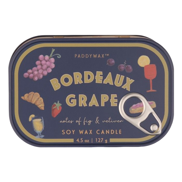 Bistro 4.5oz/127g Printed Tin Candle