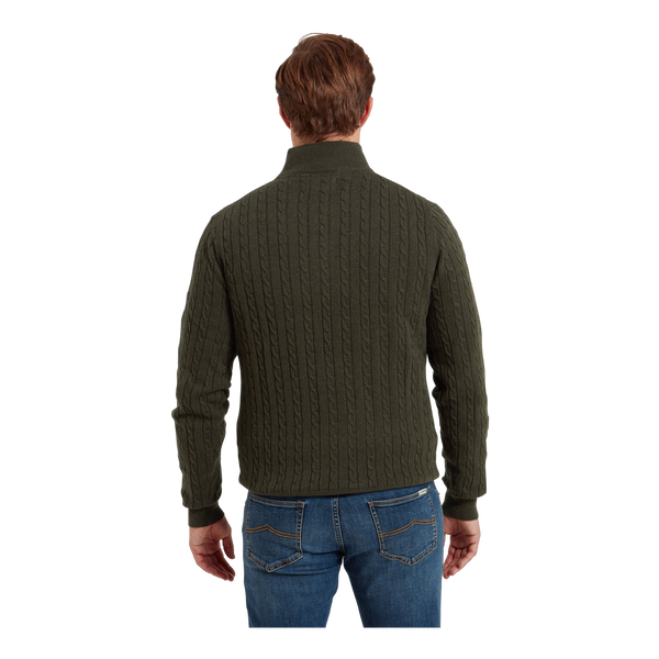 Schoffel Calton Cotton Cashmere Cable 1/4 Zip Jumper