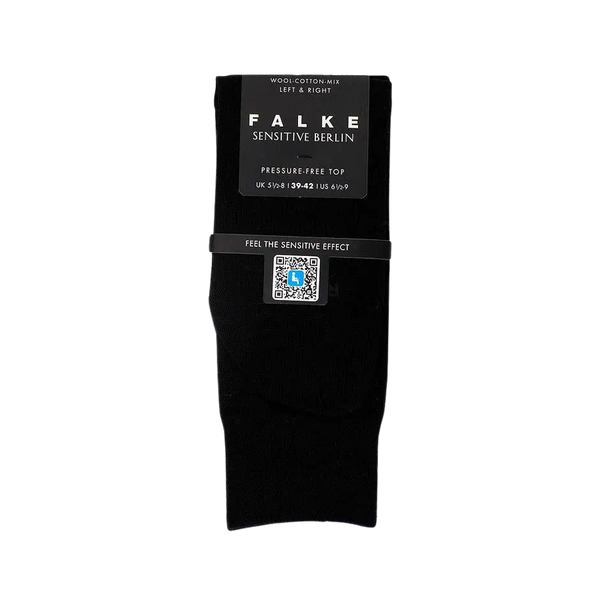 Falke Berlin Sensitive Socks in Black