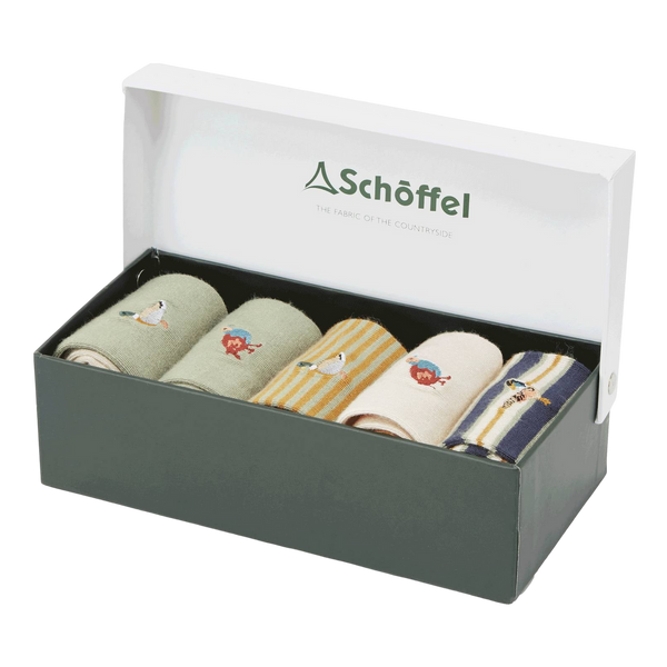 Schoffel Bamboo Socks Box Of 5