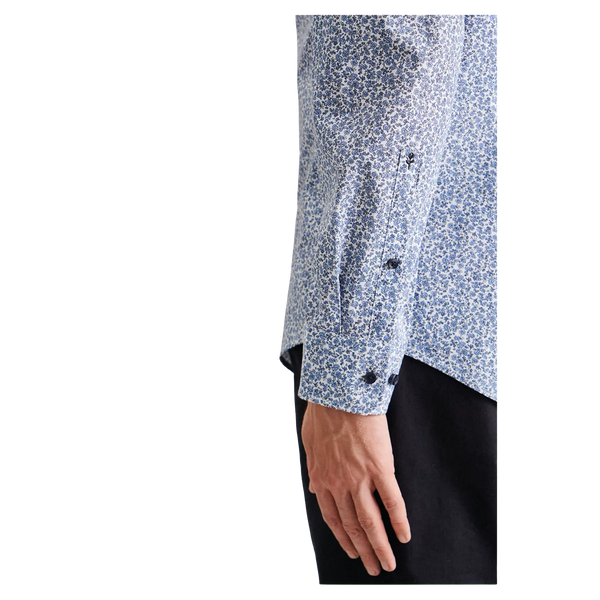 Seidensticker Long Sleeve Tailored Fit Printed Shirt