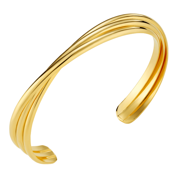 Orelia Jewellery Interlocking Open Bangle