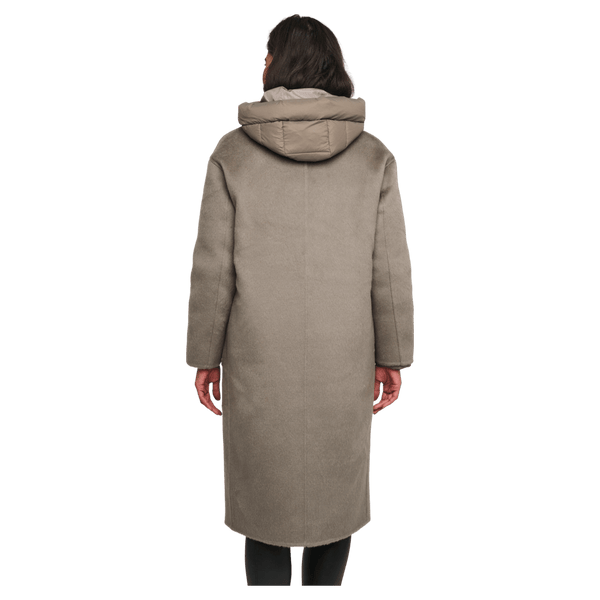 Rino & Pelle Reni Wool Coat With Removable Down Jacket