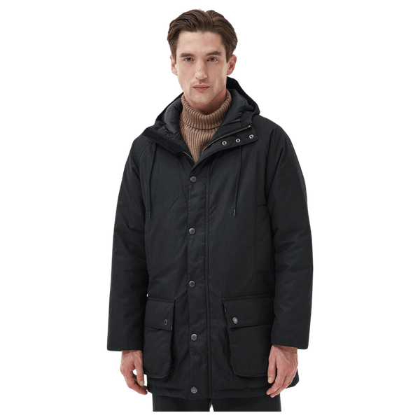 Barbour Hooded Beaufort Wax Jacket for Men