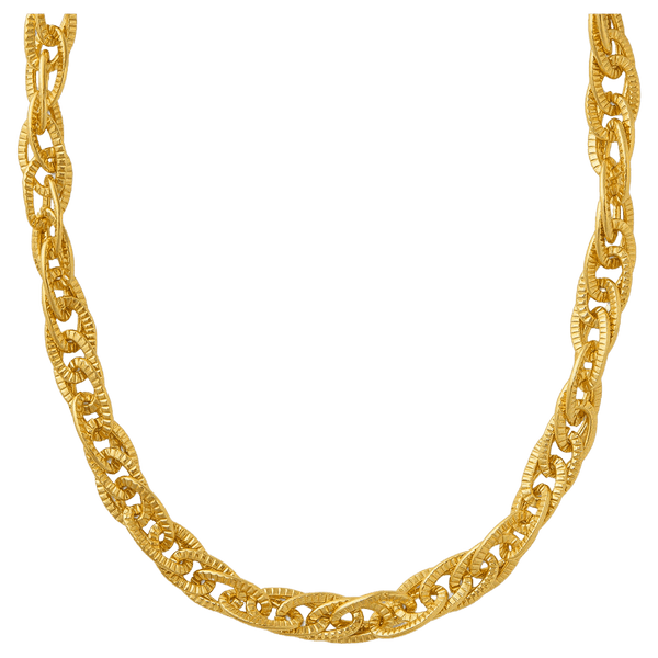 Orelia Jewellery Interlocking Oval Link Statement Necklace