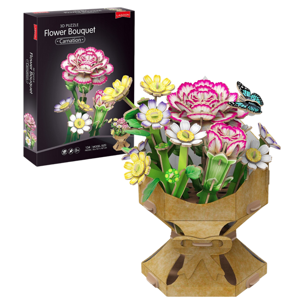 University Games Flower Bouquet - 3d Puzzle