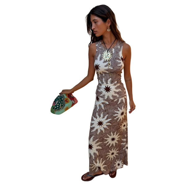 Never Fully Dressed Chocolate Soleil Rib Dorris Skirt
