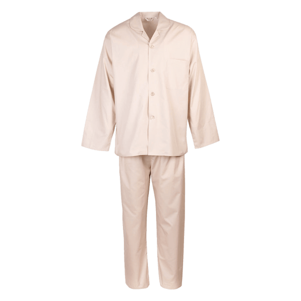 Christopher James Plain Pyjamas in Ivory