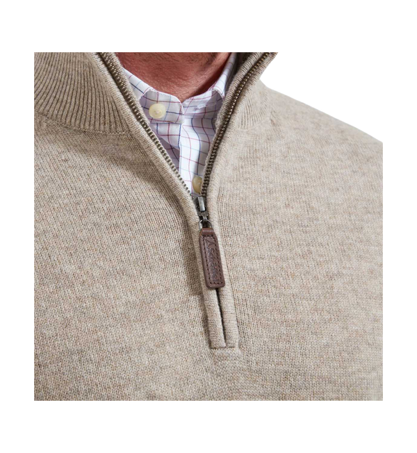 Schöffel Lambswool 1/4 Zip Jumper for Men