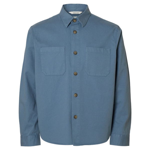 Selected Travis Twill Long Sleeve Overshirt