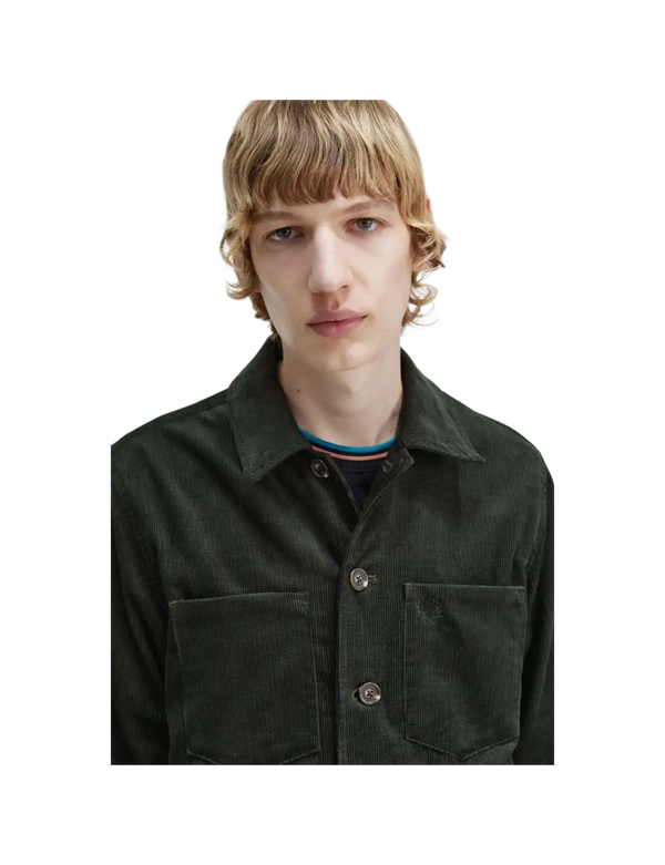 Fred Perry Waffle Corduroy Overshirt