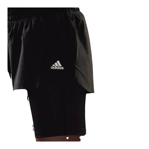 Adidas Run Icons 2-in-1 Running Shorts