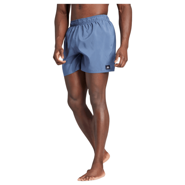 Adidas Solid CLX Short-Length Swim Shorts for Men