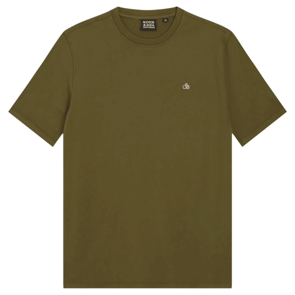 Scotch & Soda Garment Dyed Crew Neck T-Shirt