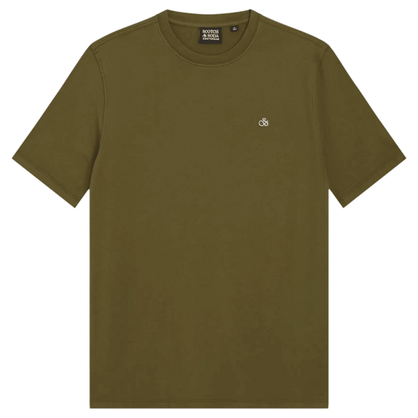 Scotch & Soda Garment Dyed Crew Neck T-Shirt for Men