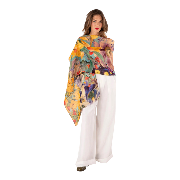 Powder Linen/cotton Mix Scarf