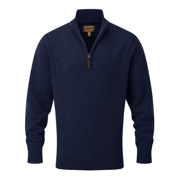 Schoffel Lewis Lambswool 1/4 Zip Jumper