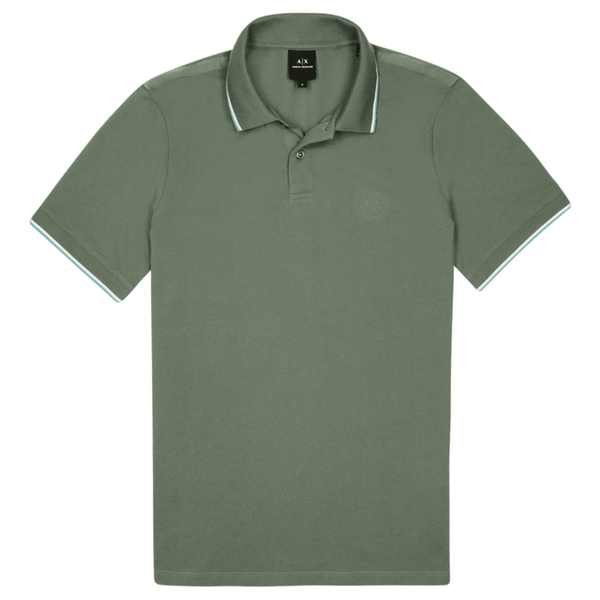 Armani Exchange Tip Collar Polo Shirt