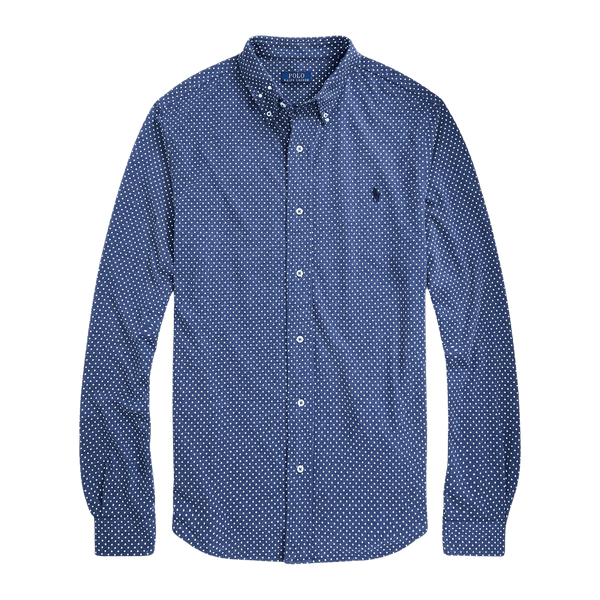 Polo Ralph Lauren Dot Patterned Long Sleeve Sport Shirt for Men