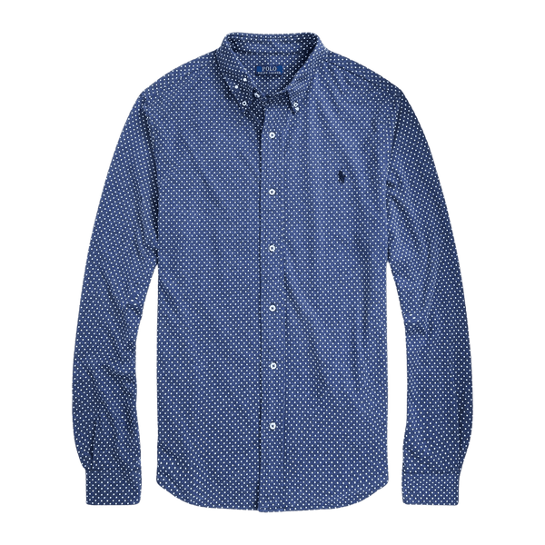 Polo Ralph Lauren Dot Patterned Long Sleeve Sport Shirt