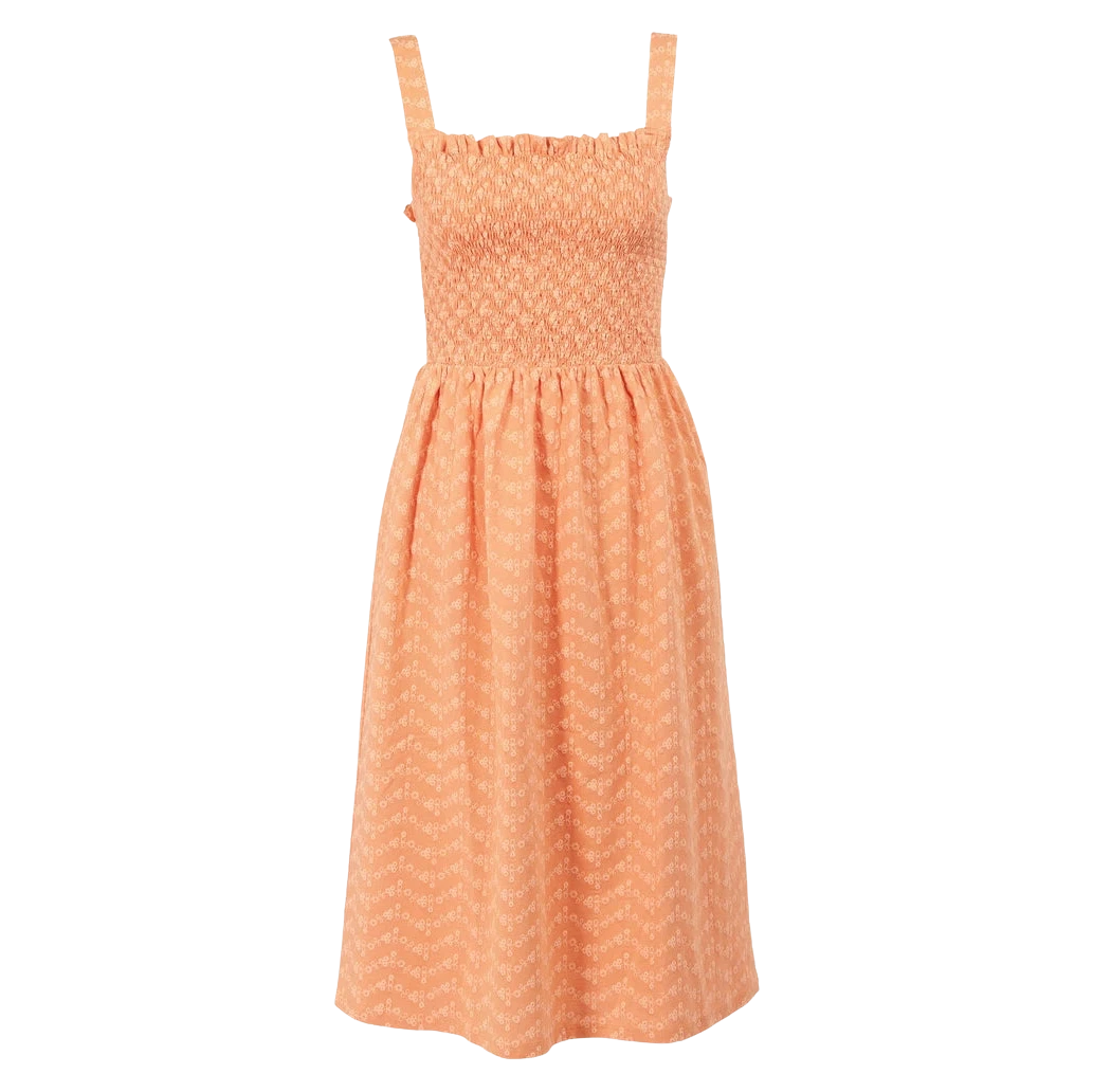 barbour orange dress Barbour Baymouth Dress Apricot