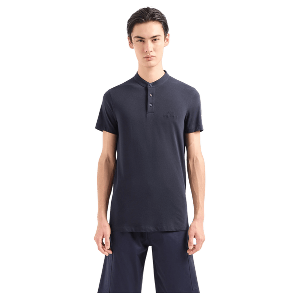 Armani Exchange Henley Collar Polo Shirt