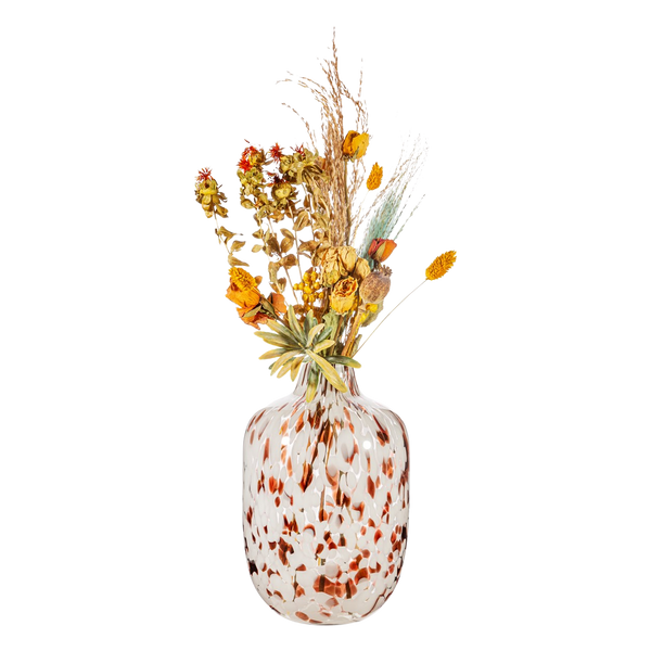 Sass & Belle Large Speckled Glass Vase