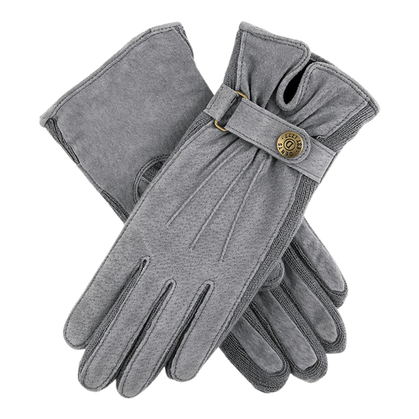 Dents Laura Suede & Fabric Gloves