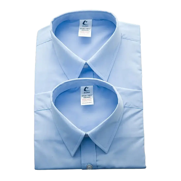 Boys’ School Shirt Short Sleeve Twin Pack