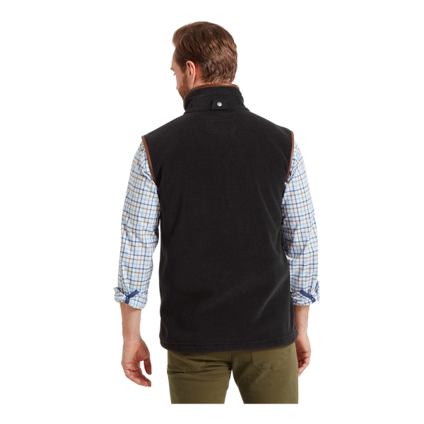 Schoffel Oakham Fleece Gilet in Gunmetal