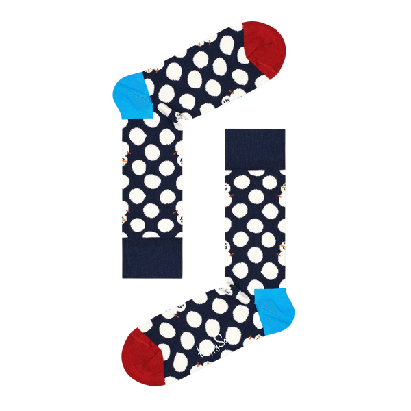 Happy Socks 1 Pack Big Dot Snowman Gift Box