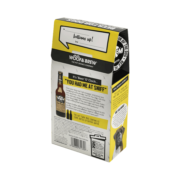 Woof & Brew Bottom Sniffer Beer For Dogs Duo Pack