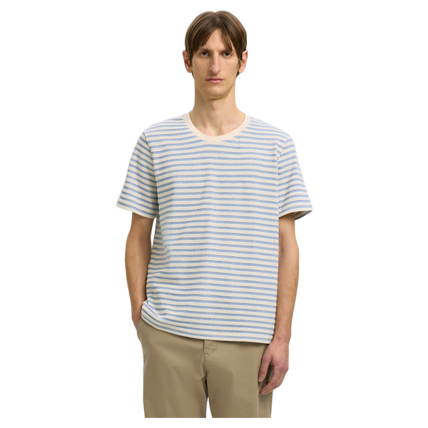 Selected Kevin Stripe Short Sleeve O-neck T-shirt