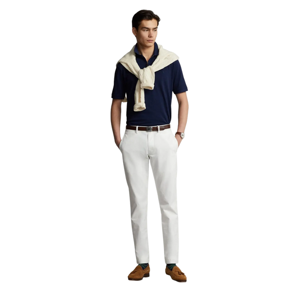 Polo Ralph Lauren Short Sleeve Zip Neck Polo Shirt for Men