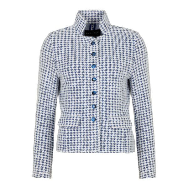 B*Three Rio Dogtooth Soft Textured Jacket