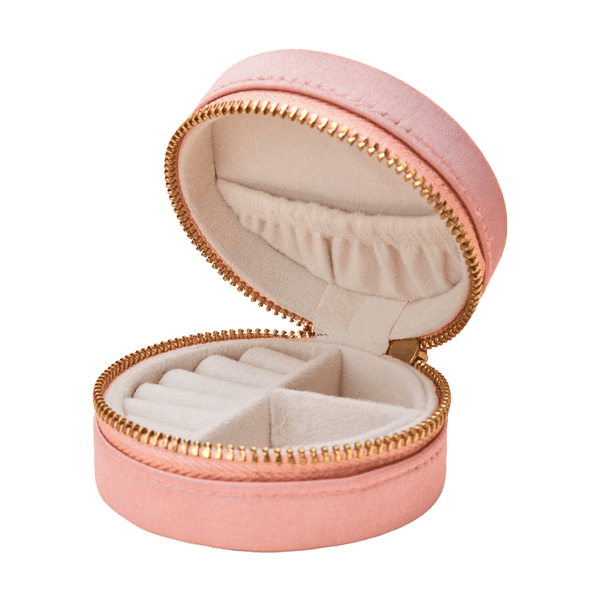 Powder Mini Round Ladybird Jewellery Box for Women
