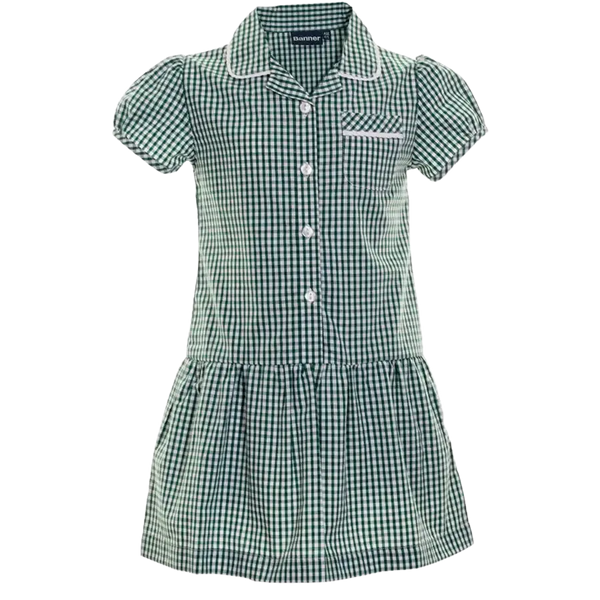 Green White Summer Dress