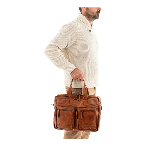 Gianni Conti Leather Briefcase