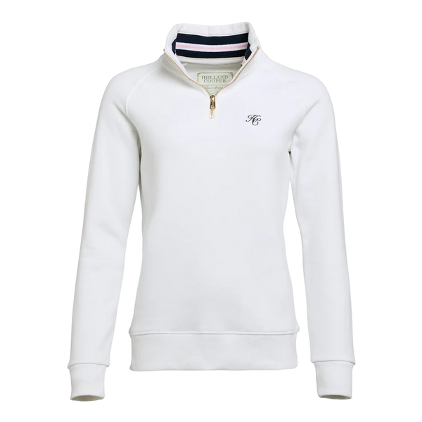 Holland Cooper Burford Quarter Zip Neck Sweat