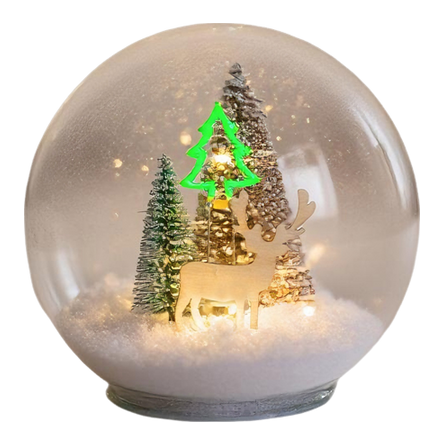 Steepletone Christmas Led Snow Globe