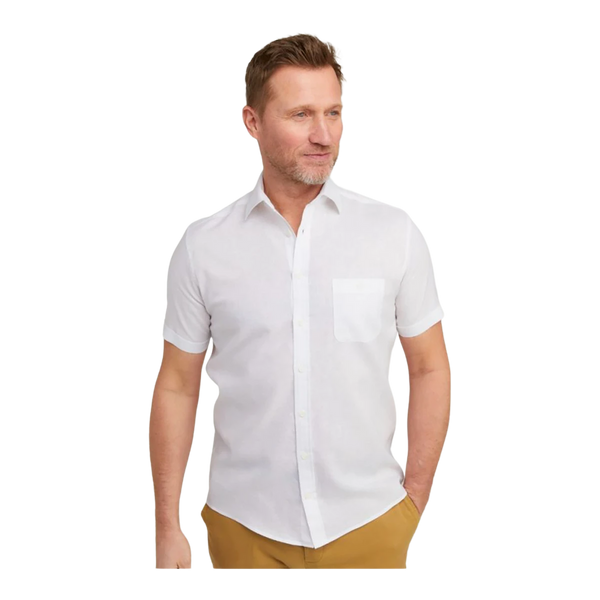Double Two Linen/Cotton Short Sleeve Shirt